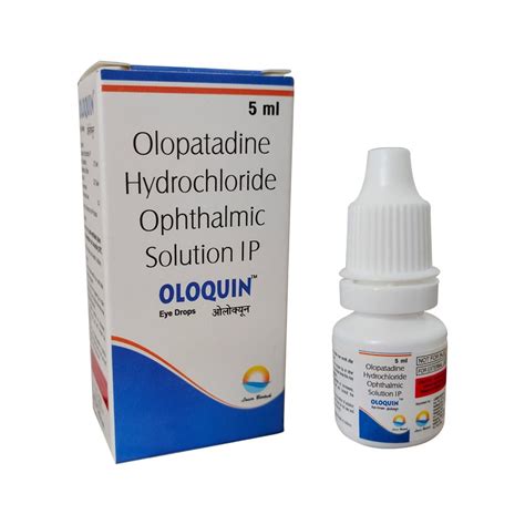 Oloquin Eye Drops to treat itching of the eye.
