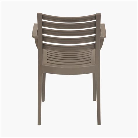 Buy Luna Polypropylene Outdoor Chair - Grey from Home Centre at just ...