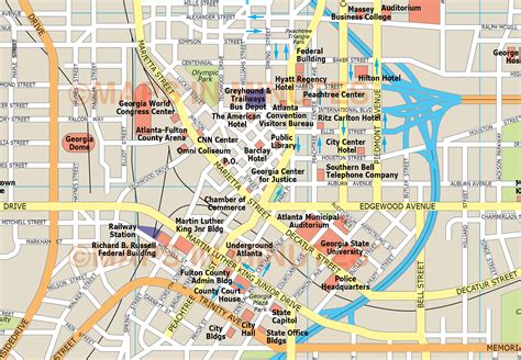 atlanta city map