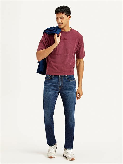 Men's 511 Dark Blue Slim Fit Mid Rise Jeans – Levis India Store