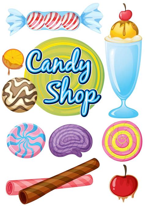 Candy Shop Graphics 的图像结果
