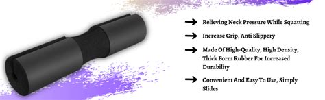 Buy Tima Barbell Pad- Squat Pad for Squats, Hip Thrusts & Lunges - Neck ...