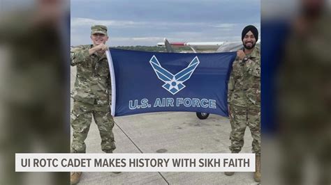 Sikh cadet trailblazes in University of Iowa ROTC Air Force | weareiowa.com
