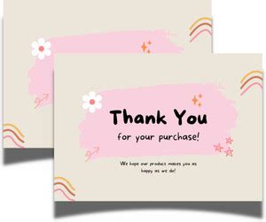 Printon Pink Thank You Card Greeting Card Price in India - Buy Printon ...