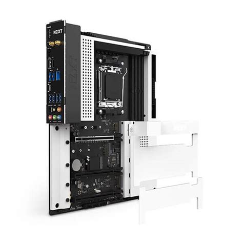 Nzxt N7 B650E White | ATX Motherboard | Mdcomputers.in