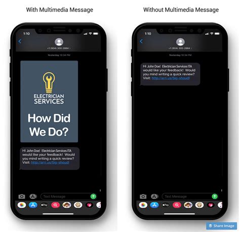 Multimedia Message 的图像结果