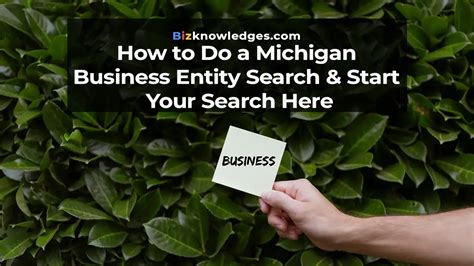 Simplify Your Michigan Business Entity Search Today | Fast & Free