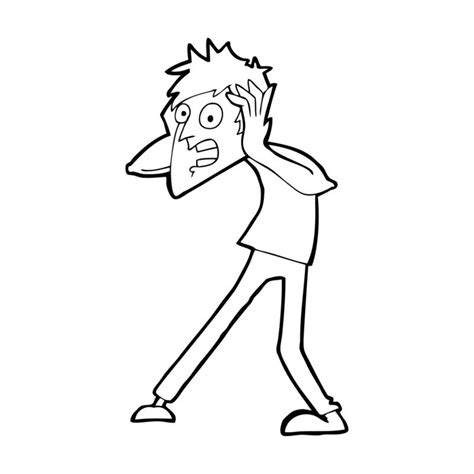 惊恐简笔画 的图像结果