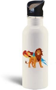 iKraft Funny Simba Cartoon Printed Stainless Steel Sipper-for Kids ...