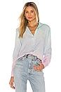 Bella Dahl Flowy Button Down Top in Ombre Sunrise | REVOLVE