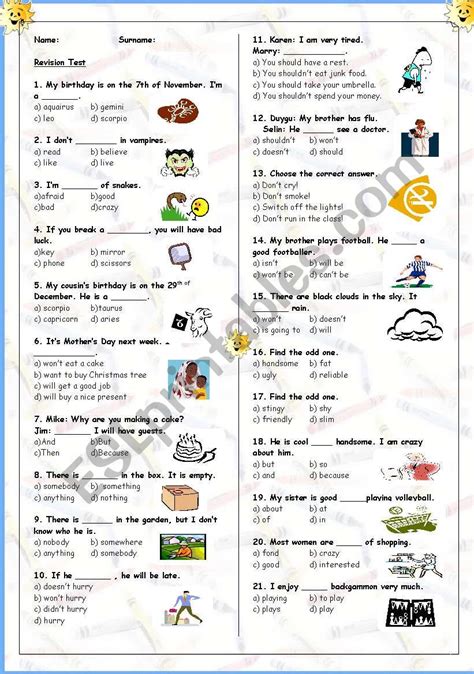 Image result for Revision Test