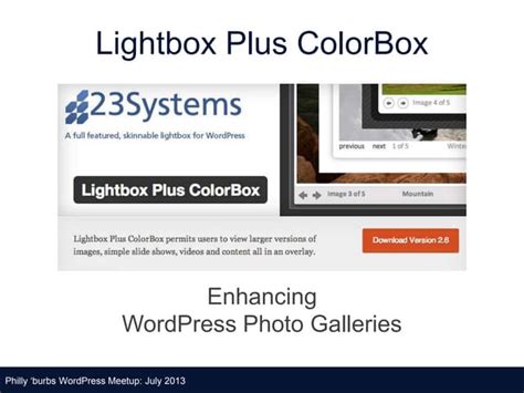 Colorbox Plugin 的图像结果
