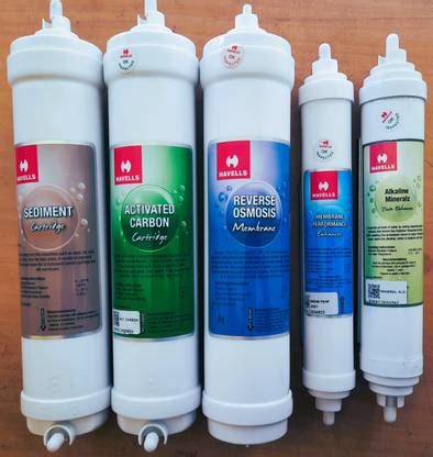 HAVELLS Filter Kit (ALK Kit)For PRO ALKALINE,MAX ALKALINE,FAB ALKALINE ...