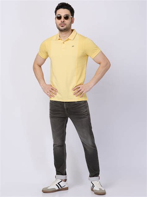 Killer Men Yellow Printed Slim Fit T-Shirts – Killer Jeans