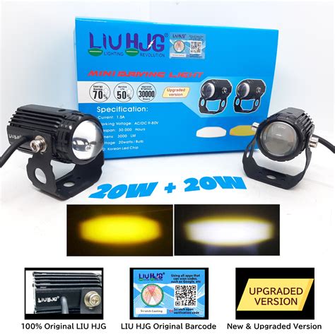 LIU HJG Mini Drive LED Fog Light For Cars and Motorcycles with cooling