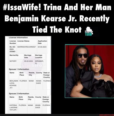 Yasss congrats Trina 💍💍 via: @theinfospot - #IssaWife! Trina And Her ...