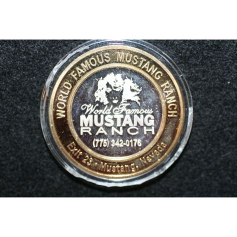 World Famous Mustang Ranch, Limited Edition Two-Tone, $10 Silver State ...