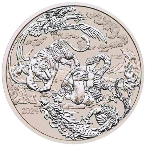 Chinese Myths and Legends Four Guardians 1 Uncja Srebra 2024 rok ...