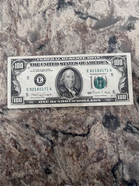 Series 1990 $100 Dollar Bill Federal Reserve Note Circulated | eBay