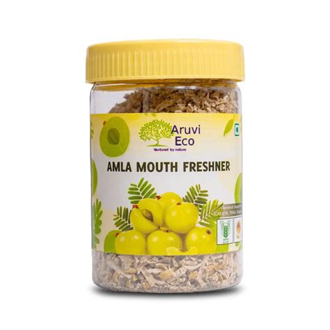 Amla Mouth Freshener Shreds 60g | Aruvi Eco Organics