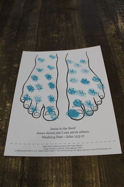 Image result for Foot Washing Activity Pages