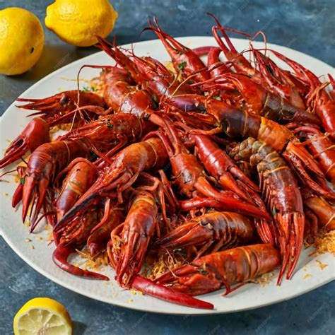 Premium Photo | Freshly Cooked Crawfish Dish