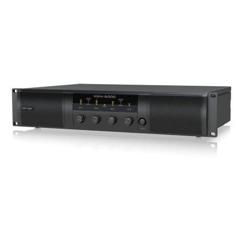 Behringer NX4-6000 Ultra-Lightweight 6000-Watt 4-Channel Class-D Power ...