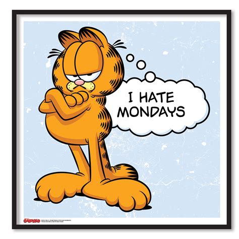 Why Doesn T Garfield Like Mondays at Conrad Martinez blog