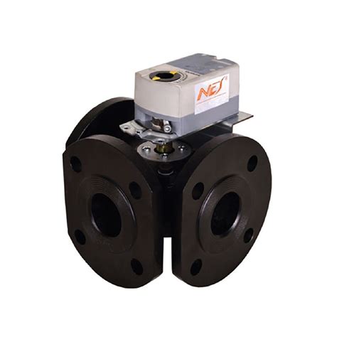 3 Yollu Vana 230 V Yüzer Kontrol Flanşlı + SİEMENS MOTOR,3 Yollu Vana ...