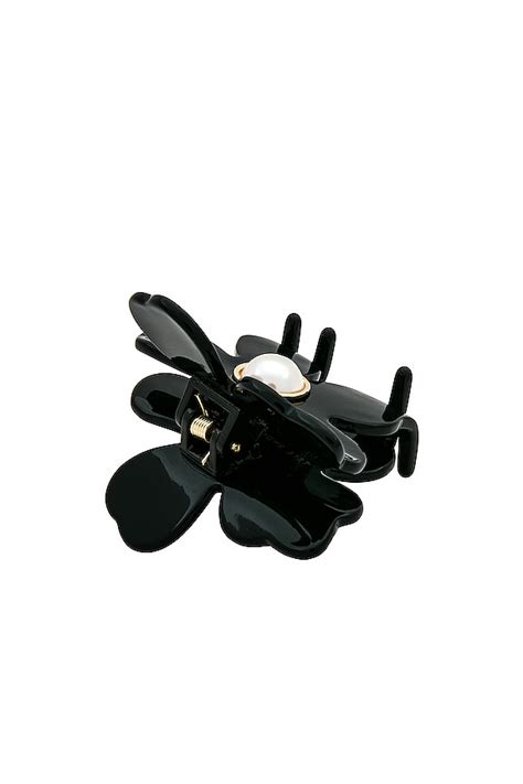 Lele Sadoughi Lily Claw Clip in Jet | REVOLVE