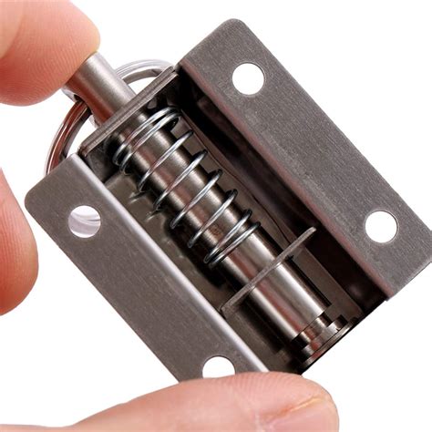 Image result for Spring Loaded Sliding Bolt