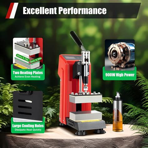 Guaopom Manual Hot Press Machine, 900W Dual Plates Aluminum India | Ubuy