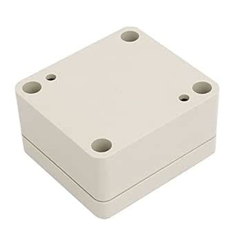 uxcell 65mmx60mmx36mm ABC Plastic Dustproof Junction Box Electric ...
