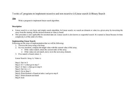7labprogram - Bhjjcx - 7 a C programs to implement recursive and non ...
