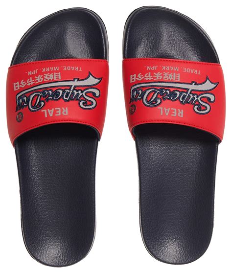 Buy Superdry Men's CNY Pool Slide Slipper, Red, 13-14 M US at Amazon.in