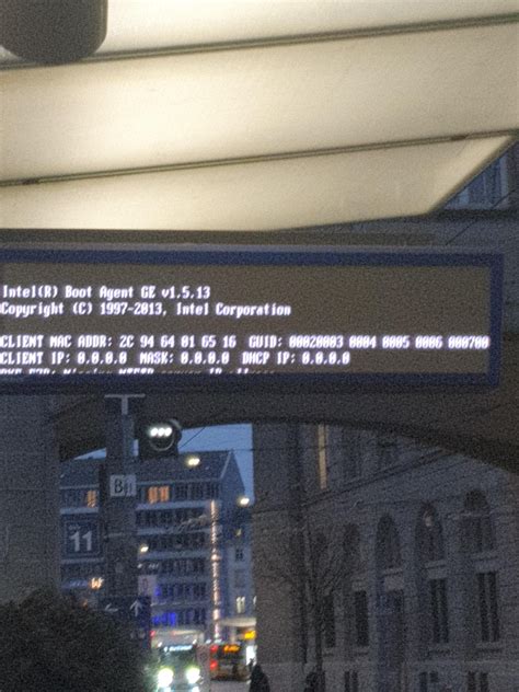 Image result for Initializing Intel Boot Agent GE V1.3 81