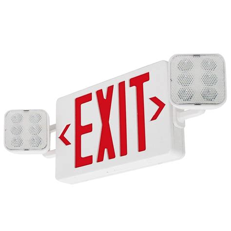 Image result for Glass Red LED Exit Sign