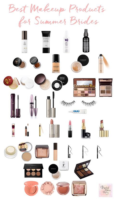 bridal makeup name list