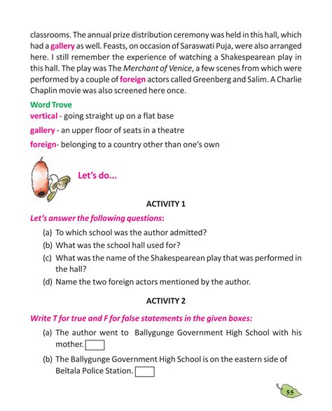 My School Days | Lesson 5 | পঞ্চম শ্রেণীর ইংরেজি | WB Class 5 English