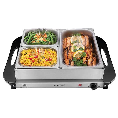 Chefman ELECTRIC BUFFET SERVER WARMING TRAY