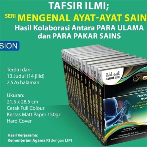 Jual TAFSIR ILMI Seri Mengenal Ayat-Ayat Sains dalam alQuran (14 Jilid ...