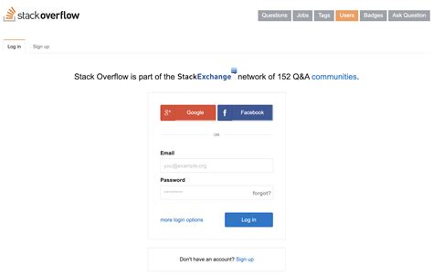 Image result for Stack Overflow Account