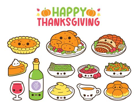 Thanksgiving Dinner Clipart, Turkey Gravy Clipart, Thanksgiving Food ...