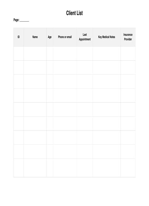 Image result for Clientele Forms with Instructions