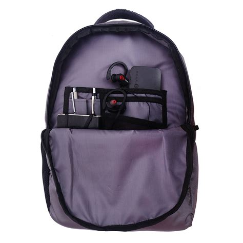 Zwart FAZER-STRIPED 25 L Casual/Laptop Backpack (Multicolor) – Zwart
