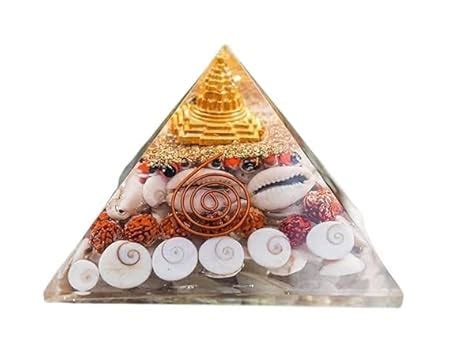 Buy FIRSTRAY® Shri Yantra Gomti Chakra Pyramid - Large Orgonite Pyramid ...