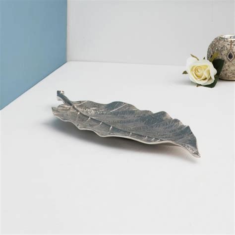 Buy Splendid Petiole Textured Leaf Platter from Home Centre at just INR ...