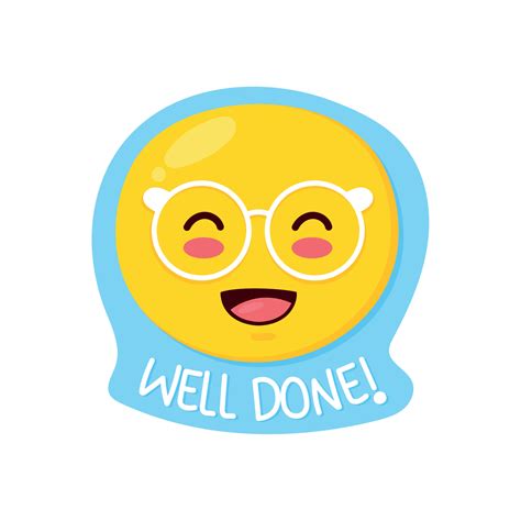 emoticon bien hecho 11452604 Vector en Vecteezy