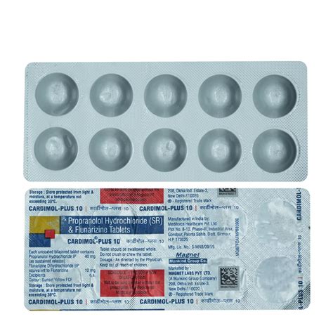 CARDIMOL PLUS 10MG - Strip of 10 Tablets : Amazon.in: Health & Personal ...
