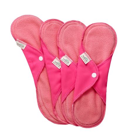 Fabpad Reusable Washable Sanitary Cloth Pad - Pack of 4 - Pink – Fabpad.in